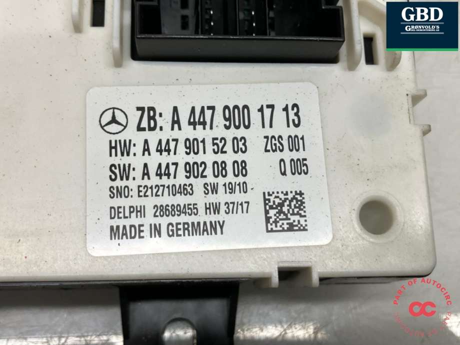 Mercedes EQV, 2020- (W447) (A 447 900 17 13)