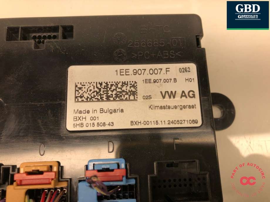 Styreenhet klima/aircondition til Škoda Elroq 2025-->> (1EE 907 007 F|)