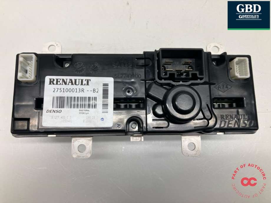 Varmeapparat betjening til Renault Master 2014-->> (Type III, Fase 2)  (275107490R|275100013R|)