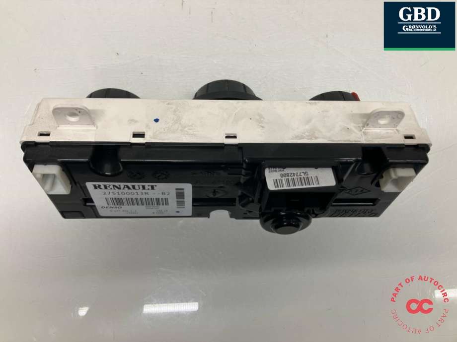 Varmeapparat betjening til Renault Master 2014-->> (Type III, Fase 2)  (275107490R|275100013R|)