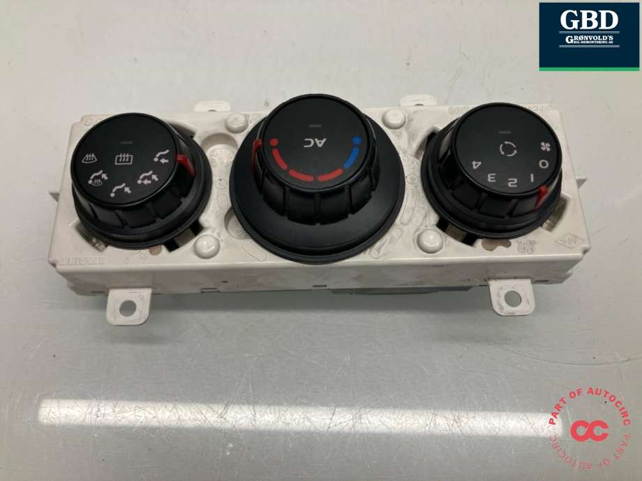 Varmeapparat betjening til Renault Master 2014-->> (Type III, Fase 2)  (275107490R|275100013R|)