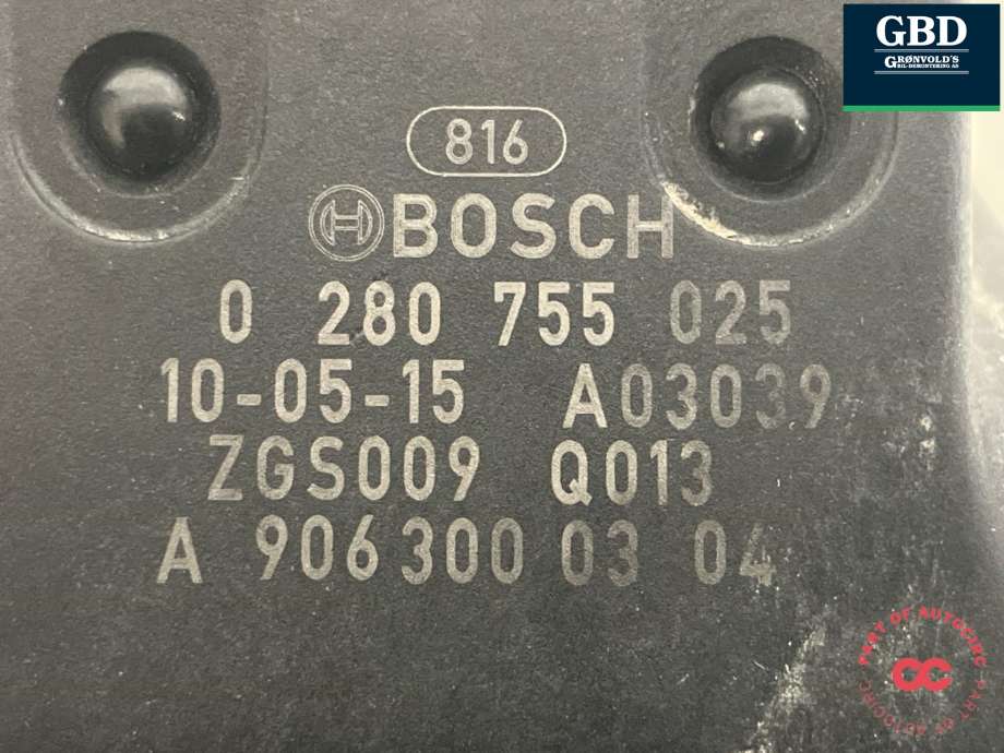 Pedal gass til Mercedes Sprinter 2006-2013 (Fase 1) (906) (906) (BOSCH|A 906 290 10 01|A 906 290 03 01|A 906 300 03 04| 0 280 755 025)