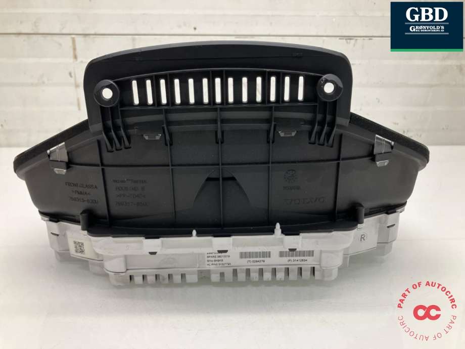Instrumentpanel til Volvo V70 2014-2016 (Type III, Fase 2) (36001771|31412534|)
