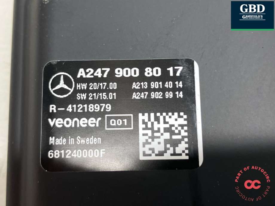 Kamera til Mercedes GLE 2019-->> (W167) (W167) (A 247 900 80 17|A 247 900 80 17 80|)