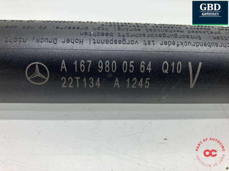 Baklukedemper høyre til Mercedes GLE 2019-->> (W167) (W167) (A 167 980 05 64|)