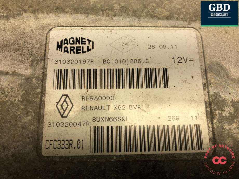 Styreenhet girkasse til Renault Master 2010-2013 (Type III, Fase 1)  (310320197R|)