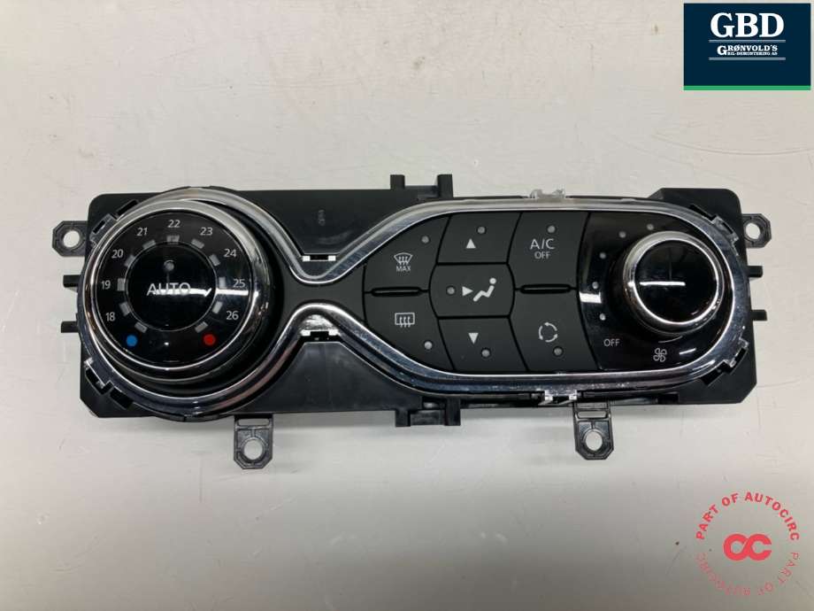 Varmeapparat betjening til Renault Captur, 2013-2020 (Type I) (275100037R)