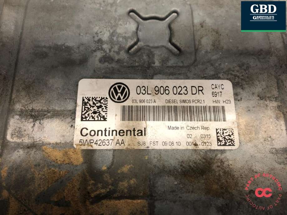 Styreenhet motor til VW Golf VI 2008-2012  (03L 906 023 DR|03L 906 023 DR 5K0|)