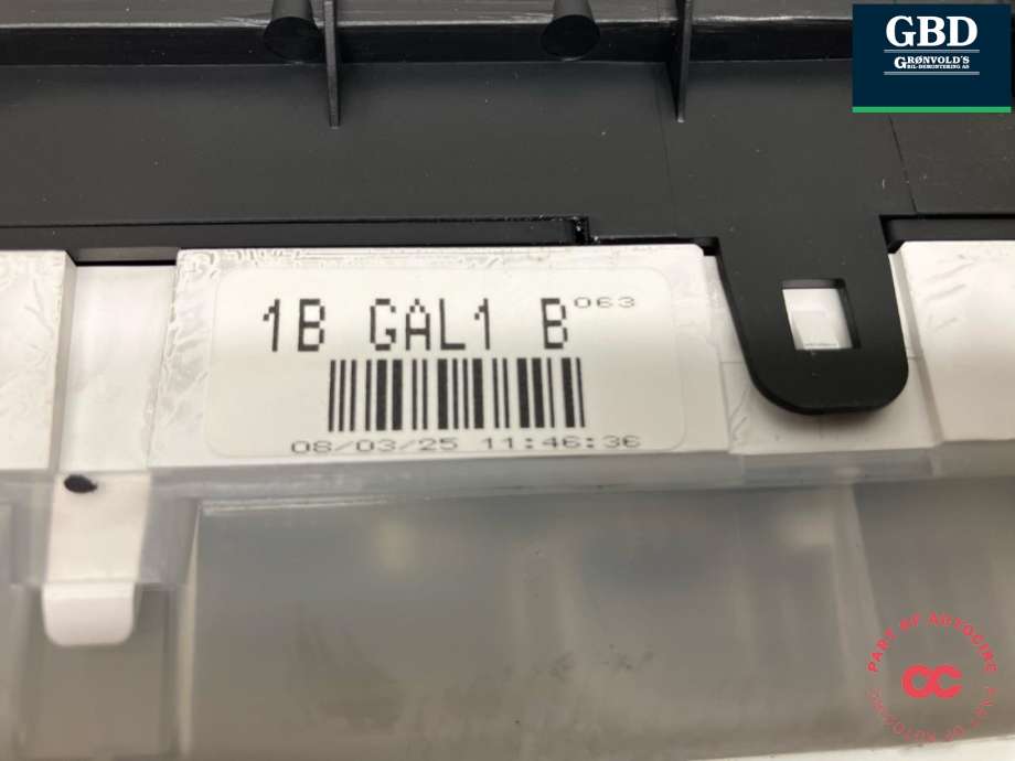 Instrumentpanel til Mazda 6 2008-2010 (Type II, Fase 1) (GS1D55420H02|)