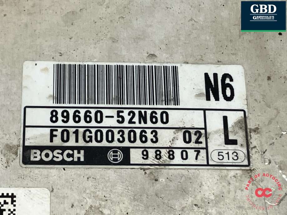 Styreenhet motor til Toyota Urban Cruiser 2009-2014  (8966152L41|8966152L40|)