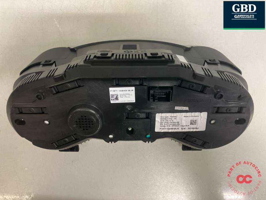Instrumentpanel til Ford Focus 2014-2018 (Type III, Fase 2)  (2303634|F1ET-10849-BJX|F1ET-10849-BJK)