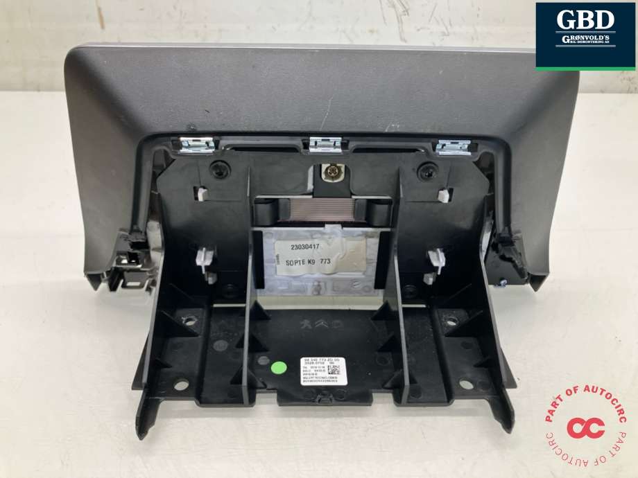 Bilstereo navigasjon skjerm til Peugeot Partner 2019-->> (Type III) (98 304 264 80|98 345 773 ZD 00|)