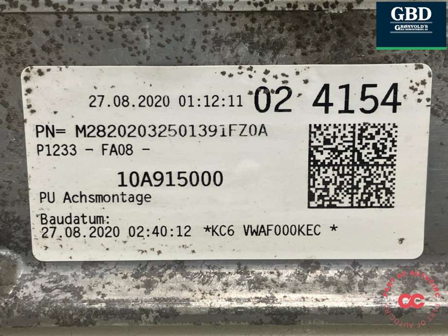 Batterilader (OBC - On Board Charger) til VW ID.3 2020-->> (1EA 915 684 EB|1EA 915 684 AF|10516608)