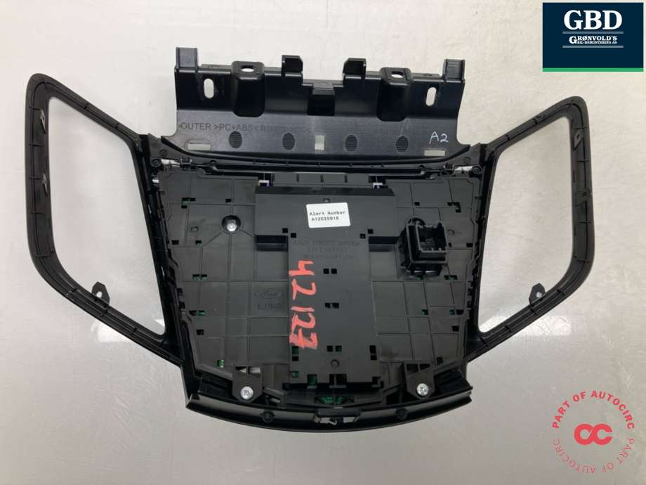 Bilstereo betjeningspanel til Ford Fiesta 2008-2012 (Type VI, Fase 1)  (1758653|AA6T-18K811-BB38QA|)