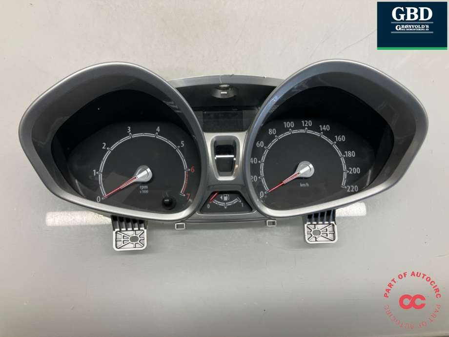 Instrumentpanel til Ford Fiesta 2008-2012 (Type VI, Fase 1) (1775546|CU6T-10849-ED|CA6T-10849-EC)