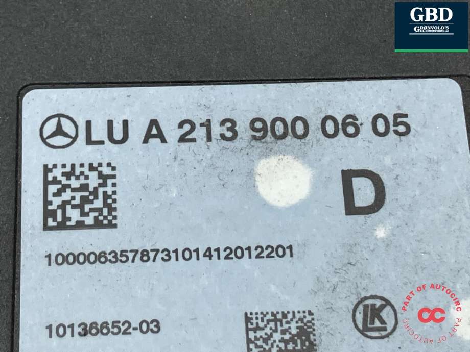 Styreenhet tenning til Mercedes S-Klasse 2013-2020 (W222) (W222) (A 213 900 07 36|A 213 900 86 20|A 213 900 06 05)