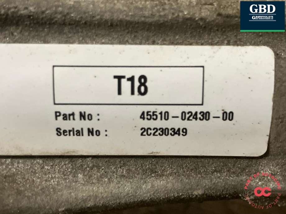 Tannstang til Toyota Corolla 2019-->>  (4551002430|)