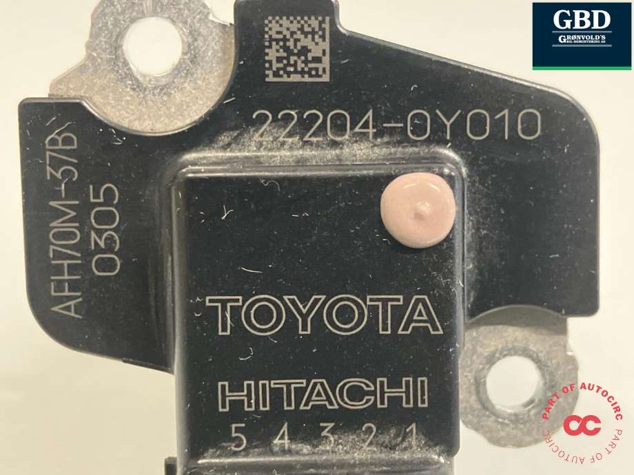 Luftmengde/luftmassemåler til Toyota Corolla 2019-->>  (HITACHI|2220475030|22204-0Y010|)