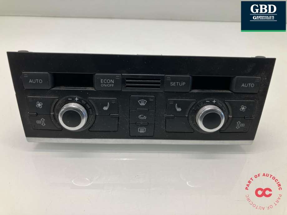 Varmeapparat betjening til Audi Q7, 2006-2010 (Type I, Fase 1)  (4L0 820 043 F)