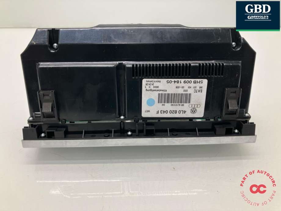 Varmeapparat betjening til Audi Q7 2006-2010 (Type I, Fase 1)  (4L0 820 043 F|)