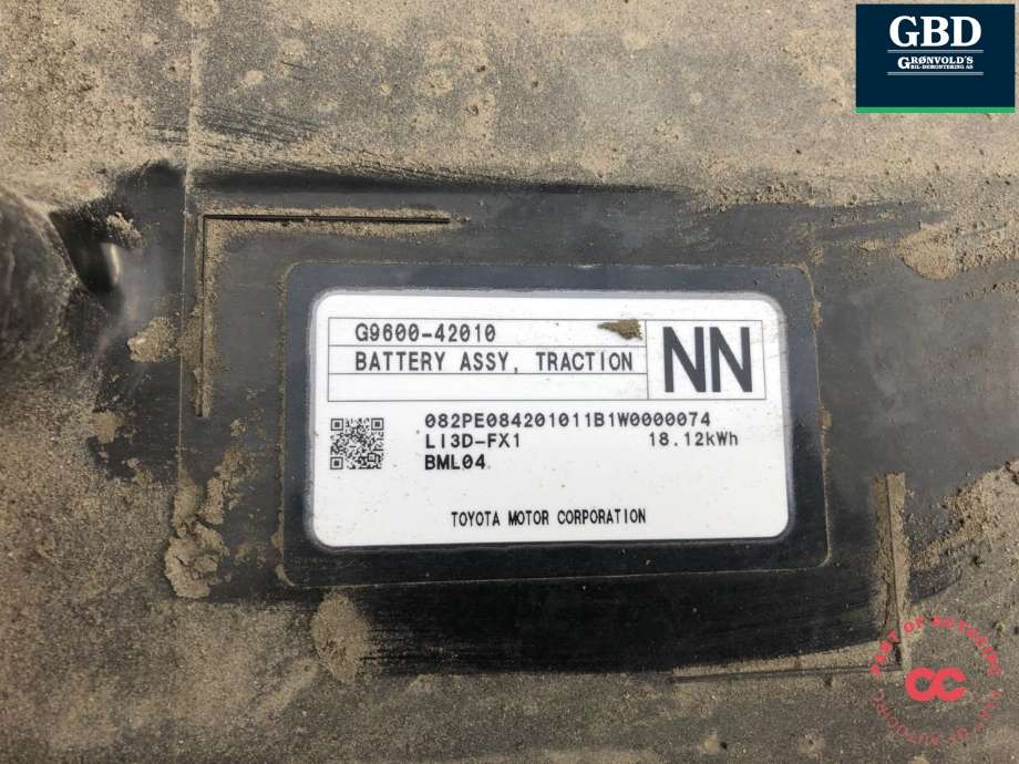 Batteripakke hybrid til Toyota RAV4 2019-->> (Type V)  (G950278010|G9600-42010|)