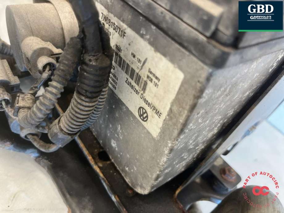 Dieselvarmer til VW Transporter / Caravelle 2009-2015 (Fase 2) (T5) (T5) (7H0 815 071 G|7H0 815 071 E|)