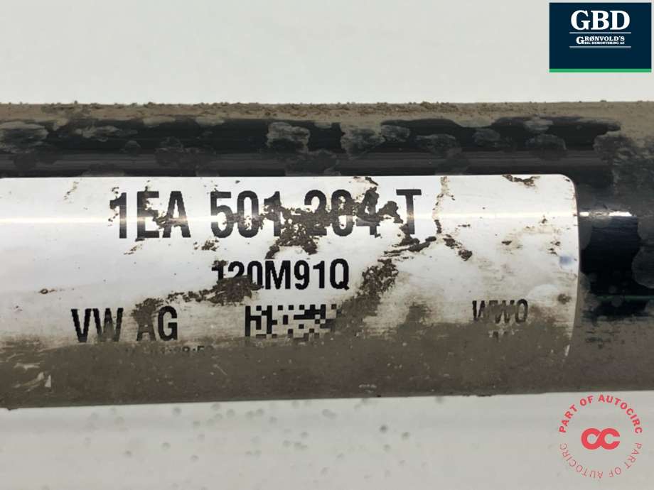 Drivaksel høyre bak, elbil til VW ID.4 2020-->> (1EA 501 204 T|)