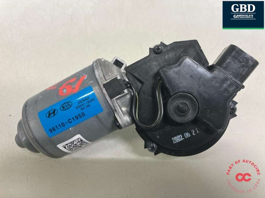 Viskermotor frontrute til Hyundai Kona 2021-2023 (Type I, Fase 2) (DENSO|98110C1950|03541-9390|)