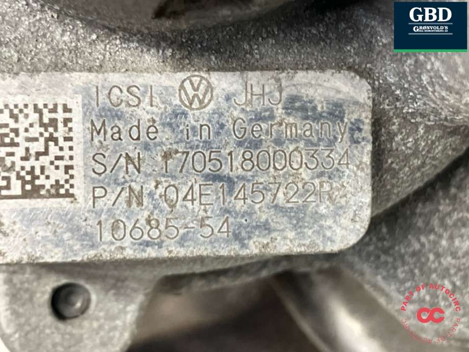Turbo til Audi A3 2016-2020 (Type III, Fase 2) (04E 145 874 B|04E 145 722 R|)