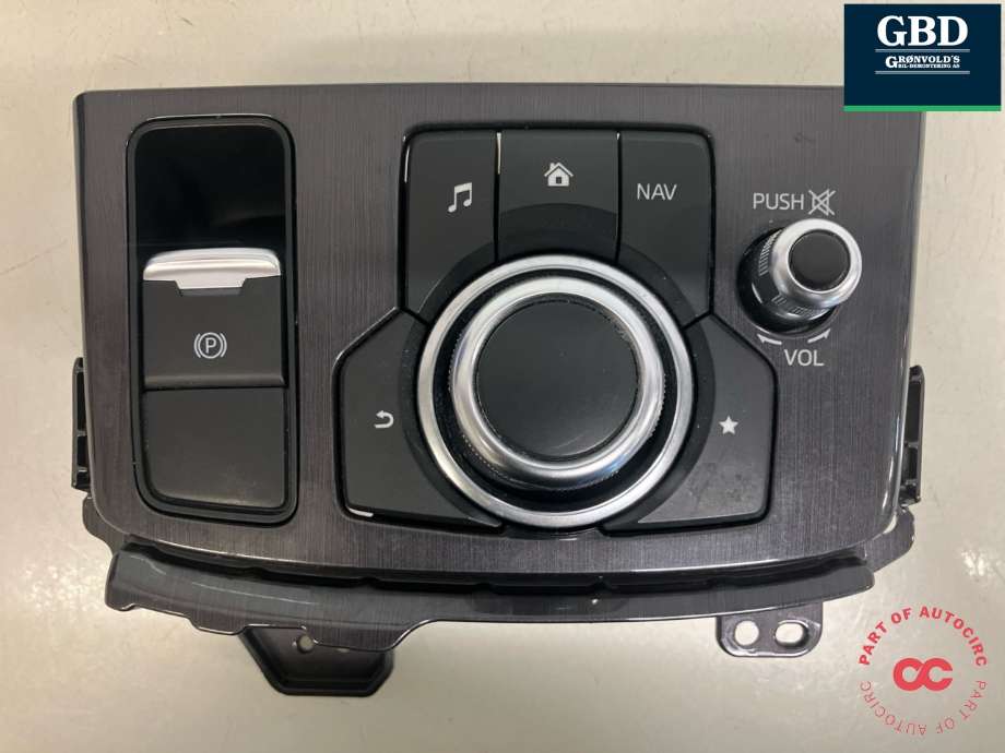 Bilstereo navigasjon betjeningspanel til Mazda CX-5 2012-2017 (Type I) (KA0G66CM0|)