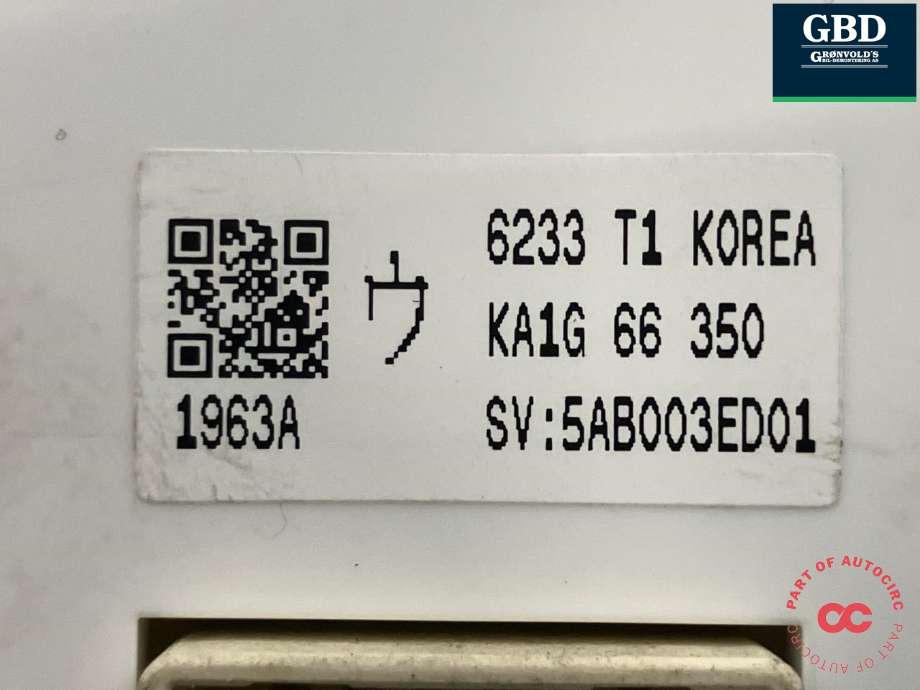 Bryter ruteheis førerdørspanel til Mazda CX-5 2012-2017 (Type I)  (KA1G684L6A|KA1G 66 350|)
