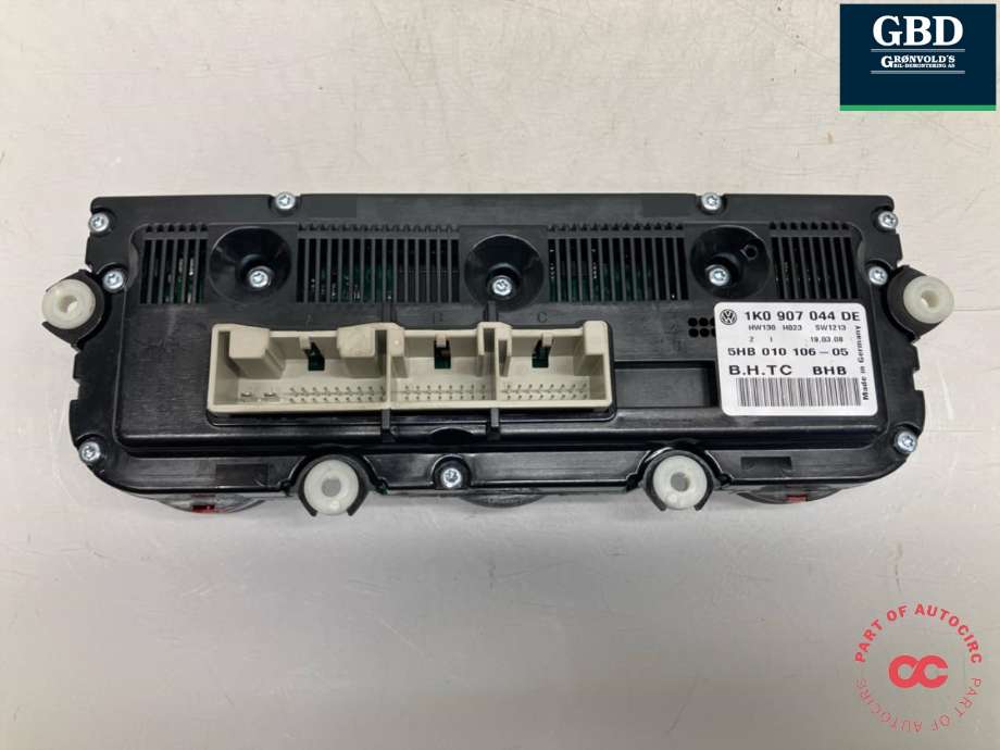 Varmeapparat betjening til VW Golf V, Combi 2003-2008  (1K0 907 044 DE|)