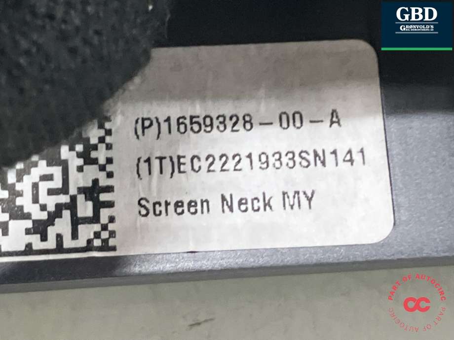 Multimedia display (MCU - Media Controller Unit) til Tesla Model Y 2021-2024 (Type I)  (1089543-00-J|1089543-00-I|1089543-00-K | 1659328-00-A)
