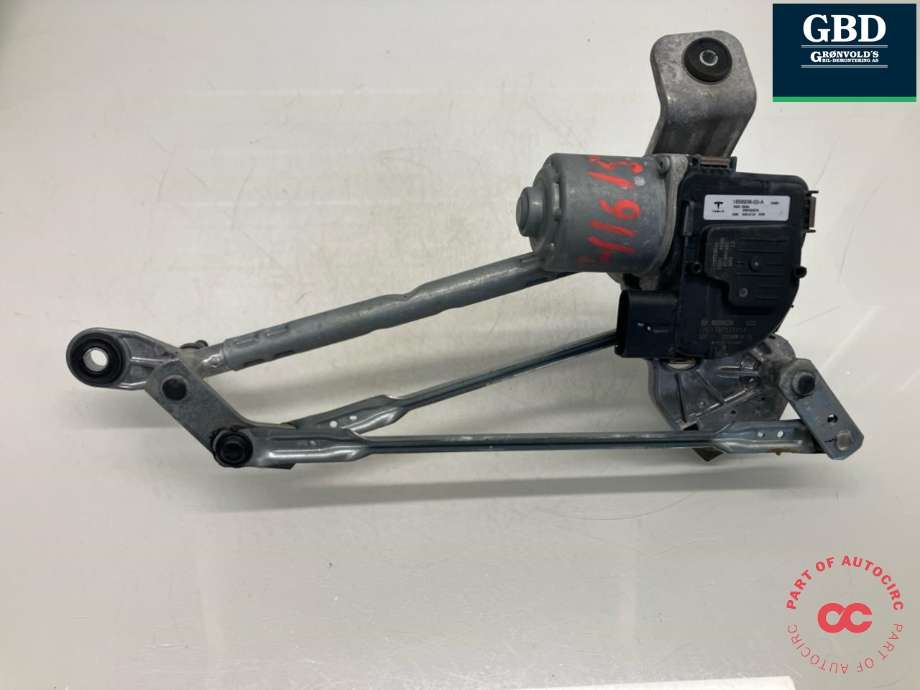 Viskermotor frontrute komplett m/overføring til Tesla Model Y 2021-2024 (Type I)  (1628222-00-A|1628222-00-B|1628222-10-C)