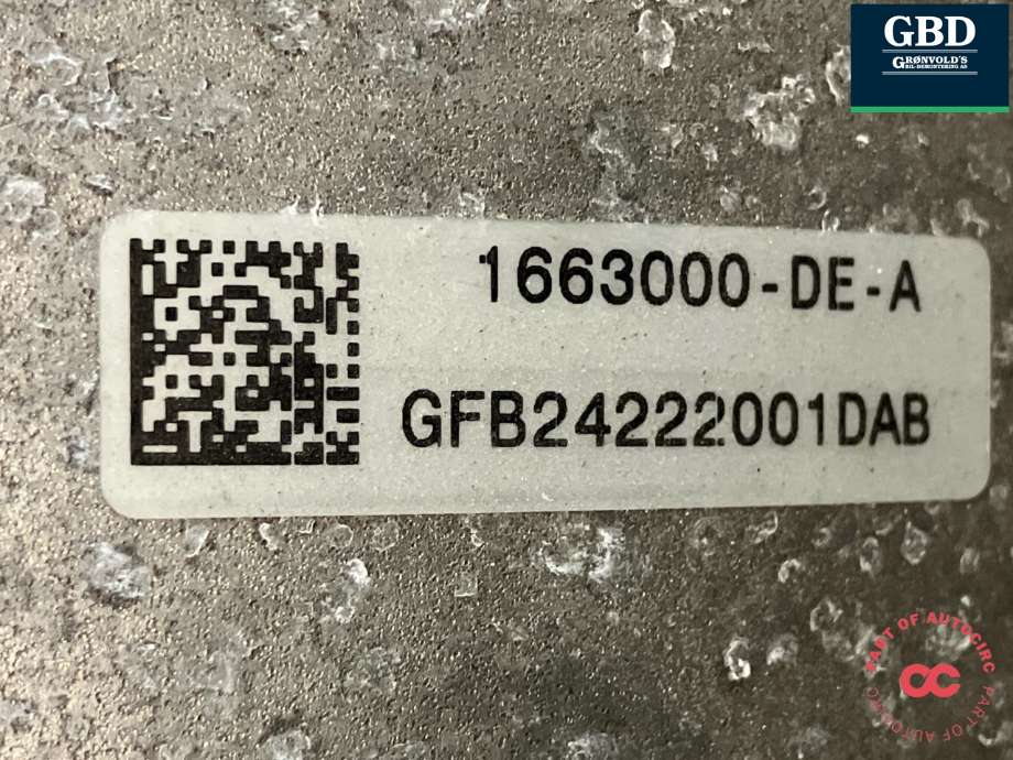 Motor elbil bak til Tesla Model Y 2021-2024 (Type I)  (1663000-DE-A|1663000-DE-C|1672103-00-B| 1672103-00-E)