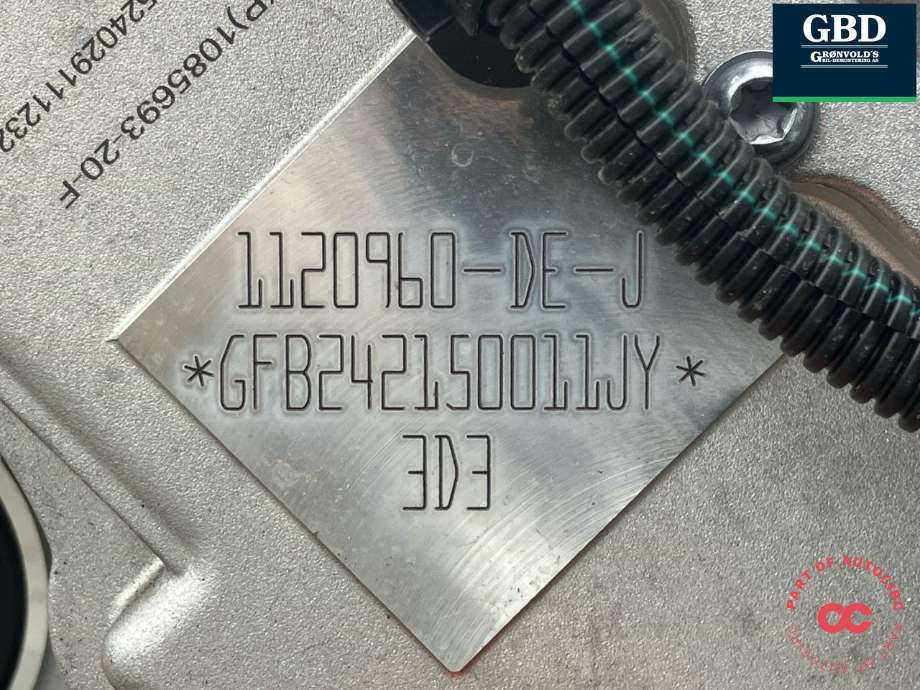 Motor elbil foran til Tesla Model Y 2021-2024 (Type I)  (1120960-DE-J|1672097-00-A|1120960-DE-K| 1672097-01-A)