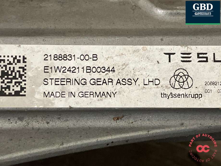 Tannstang elektrisk til Tesla Model Y 2021-2024 (Type I) (2188831-00-B|2188831-00-A|)