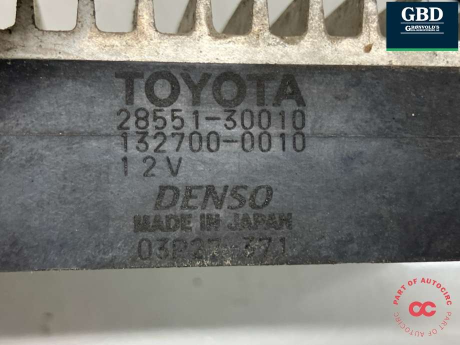 Rele gløde til Toyota Hilux 2012-2016  (2855130010|)
