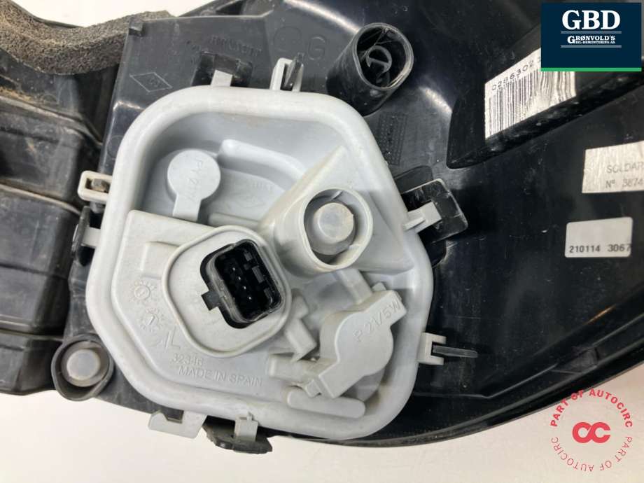 Baklykt venstre ytre til Renault Captur 2013-2020 (Type I)  (265557367R|265558548R|)
