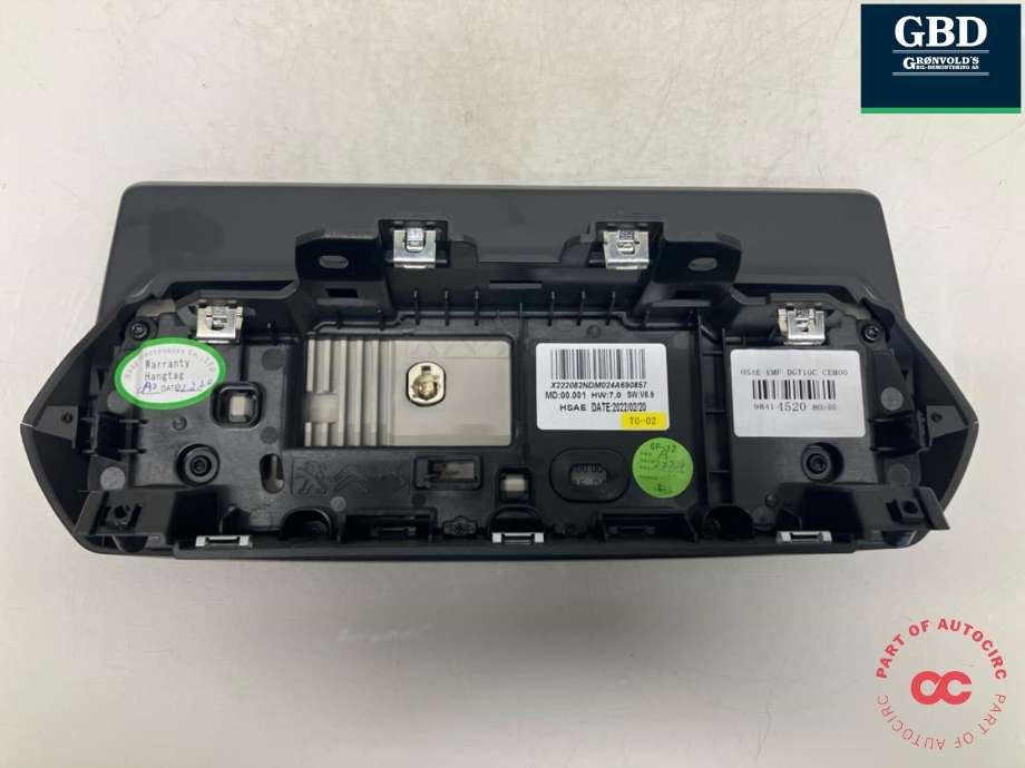 Bilstereo navigasjon skjerm til Peugeot e-208 2019-->> (98 414 520 80|)
