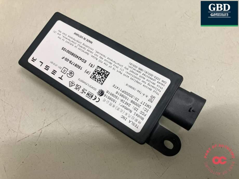 Styreenhet bluetooth til Tesla Model Y 2021-2024 (Type I)  (1508179-00-F|)