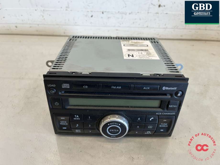 Bilstereo til Nissan Qashqai 2010-2014 (Type I, Fase 2) (28184JD45A|)