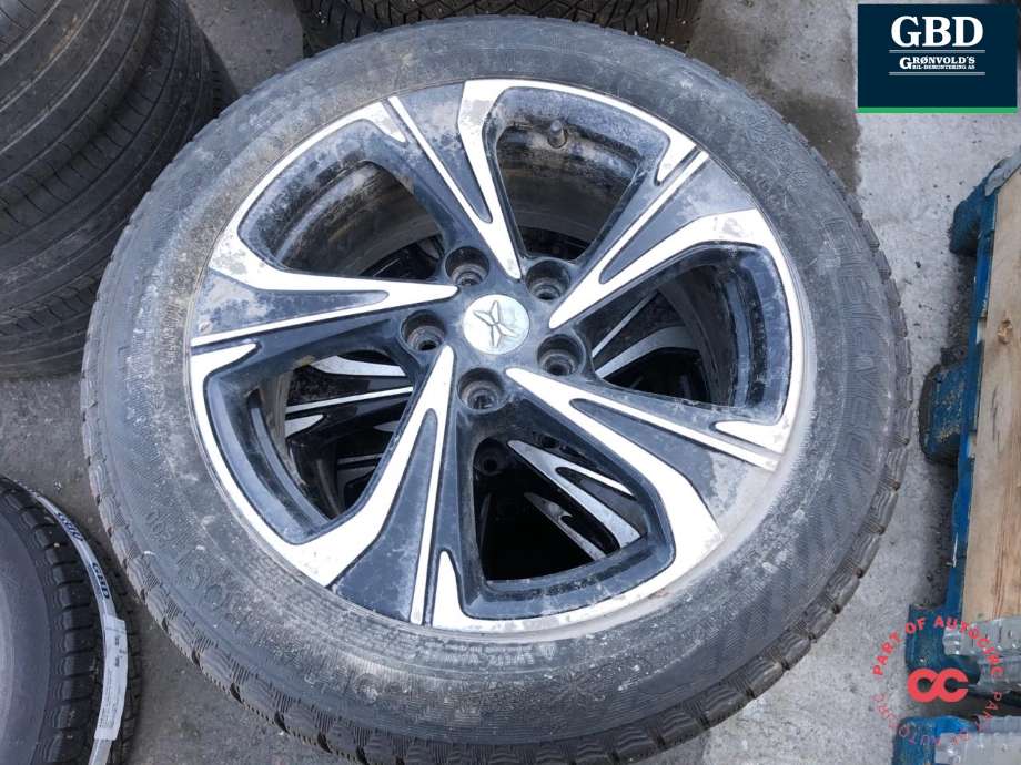 Hjulsett aluminium vinter til XPeng G3 2021-->>  (PIGGFRI 215/55 R17|GISLAVED|ÅR3621 6MM)