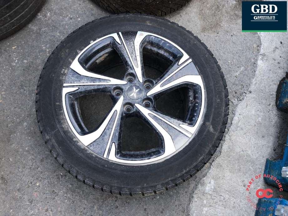 Hjulsett aluminium vinter til XPeng G3 2021-->>  (PIGGFRI 215/55 R17|GISLAVED|ÅR3621 6MM)