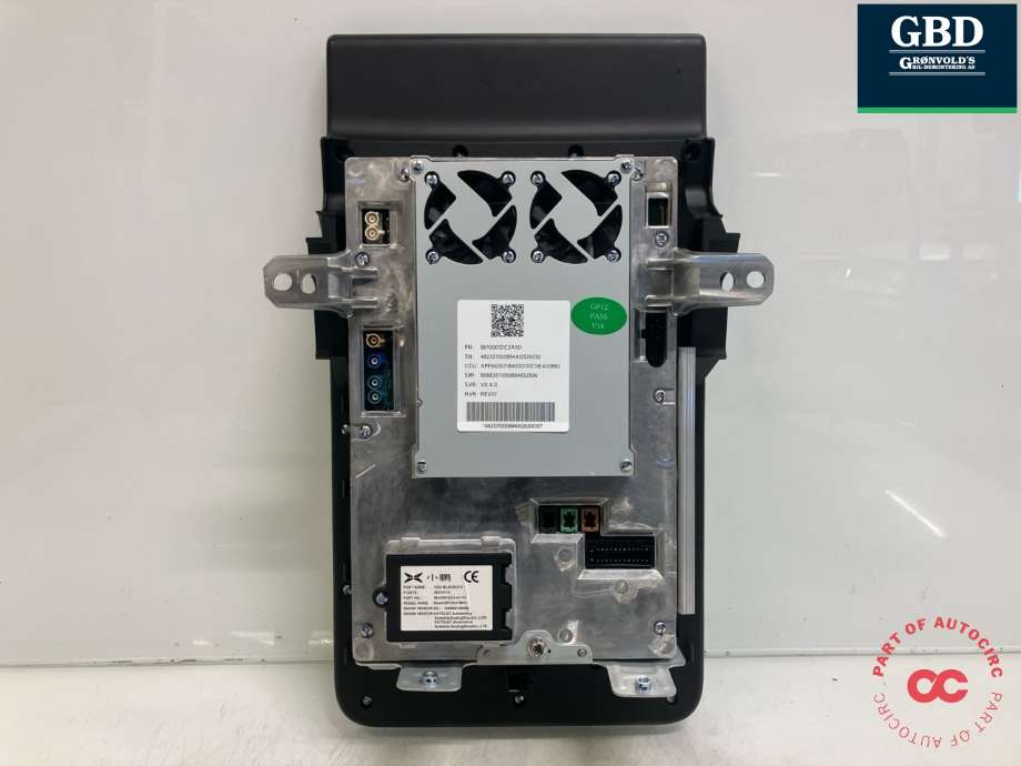 Multimedia display (MCU - Media Controller Unit) til XPeng G3 2021-->>  (8610001DC3A101|)