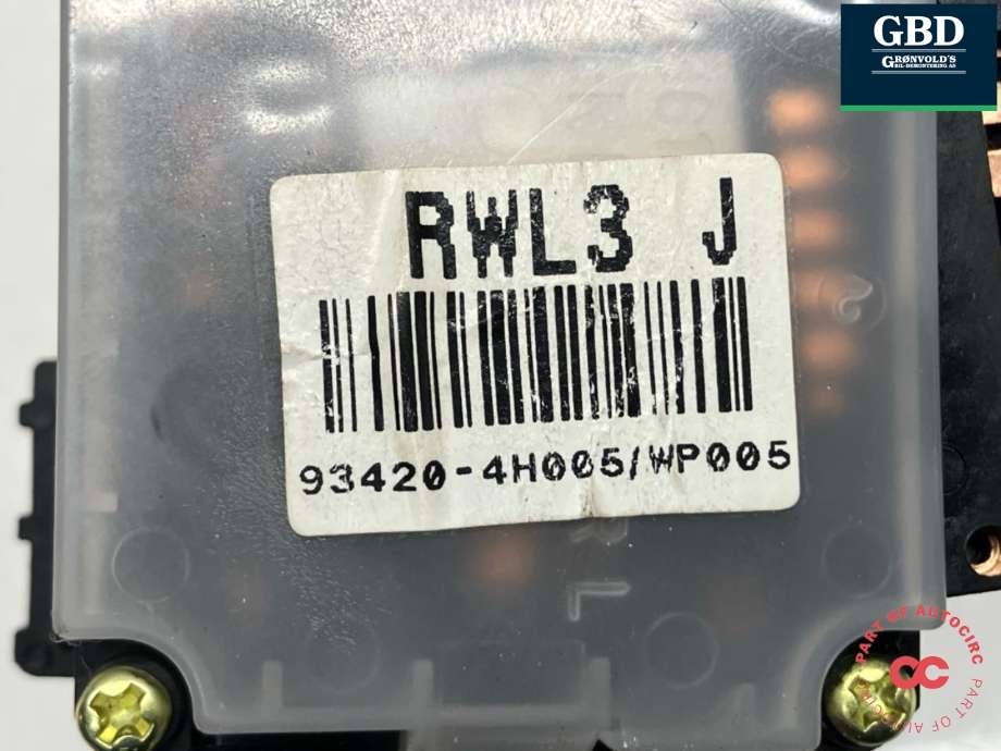 Bryter visker til Hyundai H-1 2012-->> (Type II, Fase 2)  (93420 4H005|93420-4H005 / WP005|)