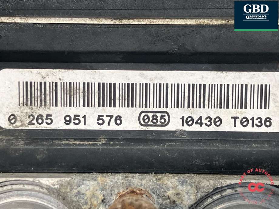 ABS sentral til Citroën Jumpy 2007-2016 (Type II) (16 809 332 80|16 072 366 80 |16 062 536 80|16 062 535 80| 0 265 951 576)