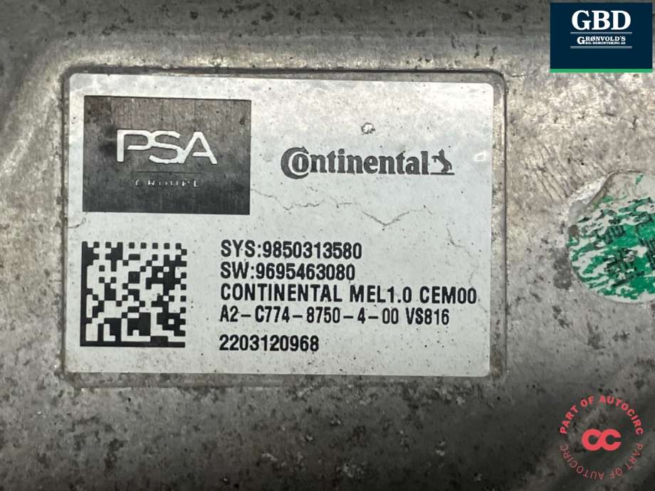 Inverter elbil til Peugeot e-208 2019-->>  (98 503 135 80|)