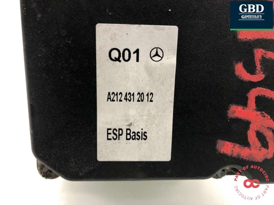 ABS sentral til Mercedes E-Klasse 2009-2013 (Fase 1) (W212) (W212) (A 218 431 33 12|A 212 431 21 12|)