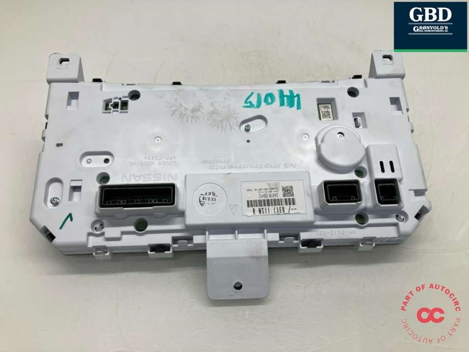 Instrumentpanel til Nissan Leaf 2018-->> (Type II)  (248105SH1C|)